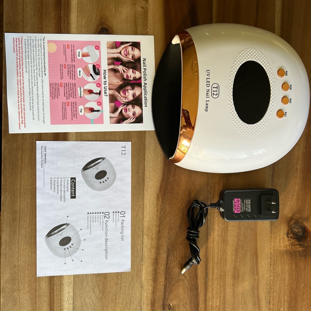 NEW UV LED nail lamp.